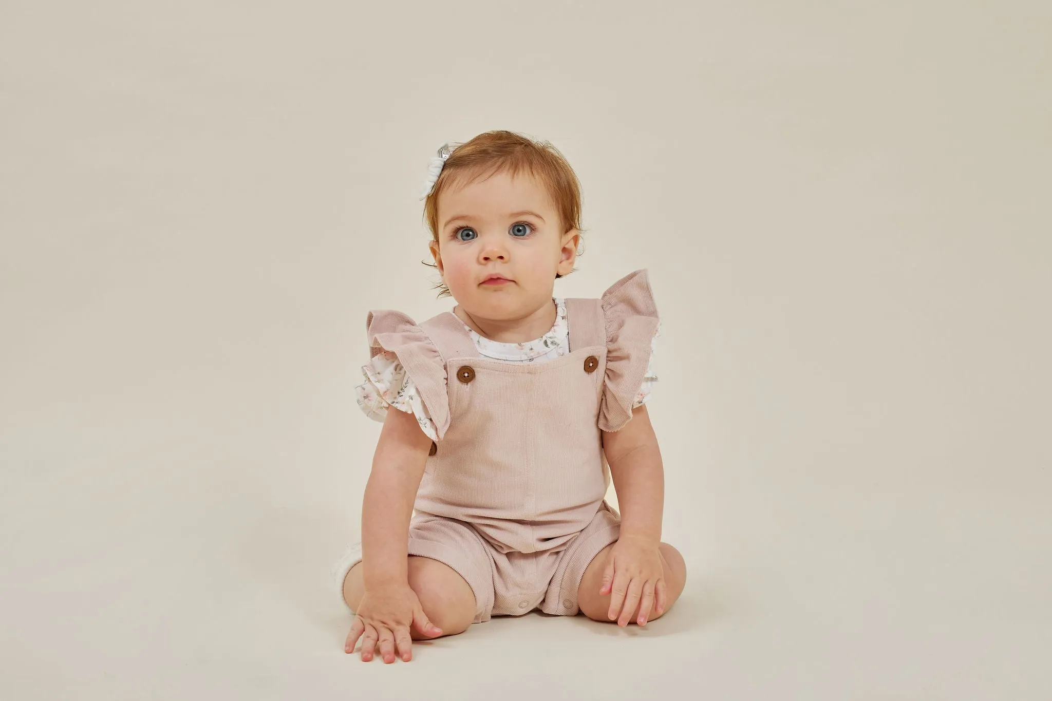 Pink Cord Overalls