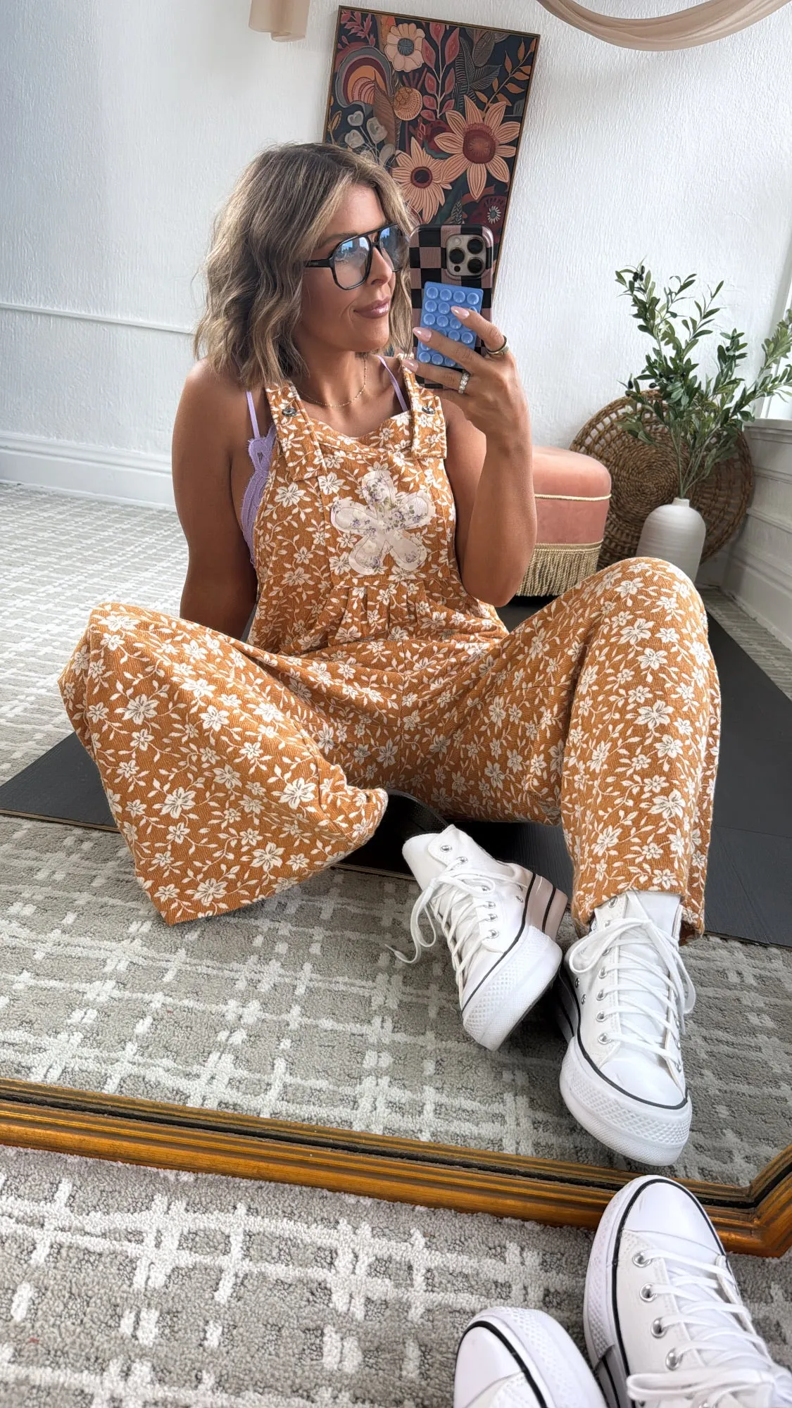 POL: Honeyflower Overalls, Mustard