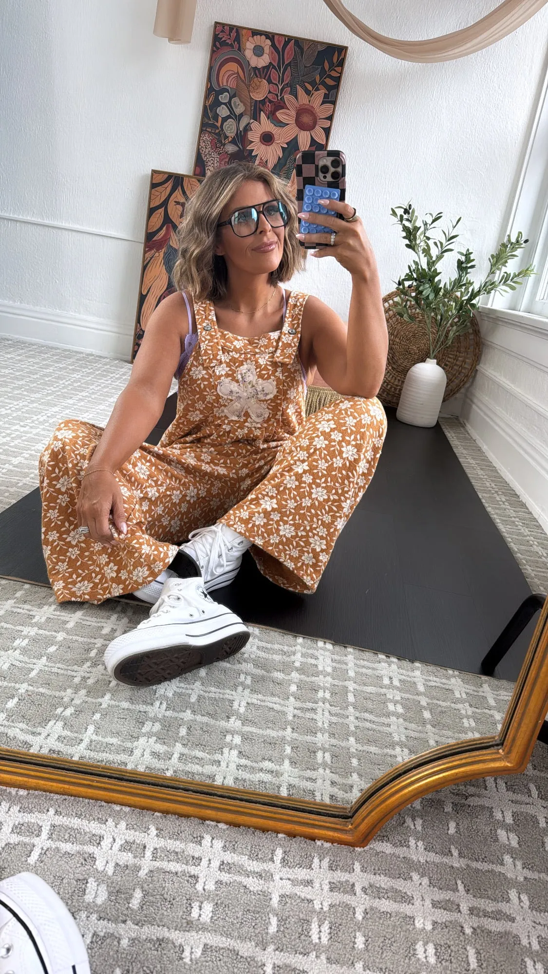 POL: Honeyflower Overalls, Mustard