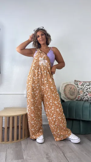 POL: Honeyflower Overalls, Mustard