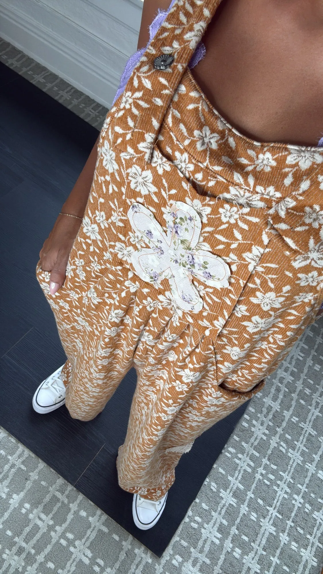 POL: Honeyflower Overalls, Mustard