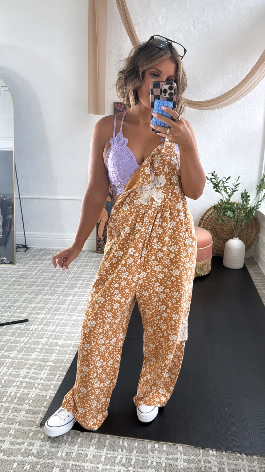 POL: Honeyflower Overalls, Mustard