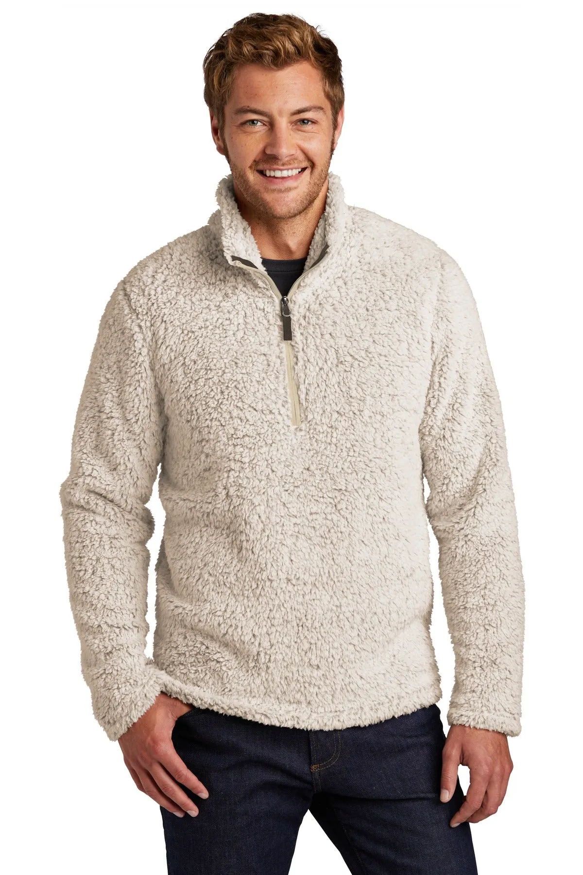 Port Authority  Cozy 1/4-Zip Fleece F130 Oatmeal Heather