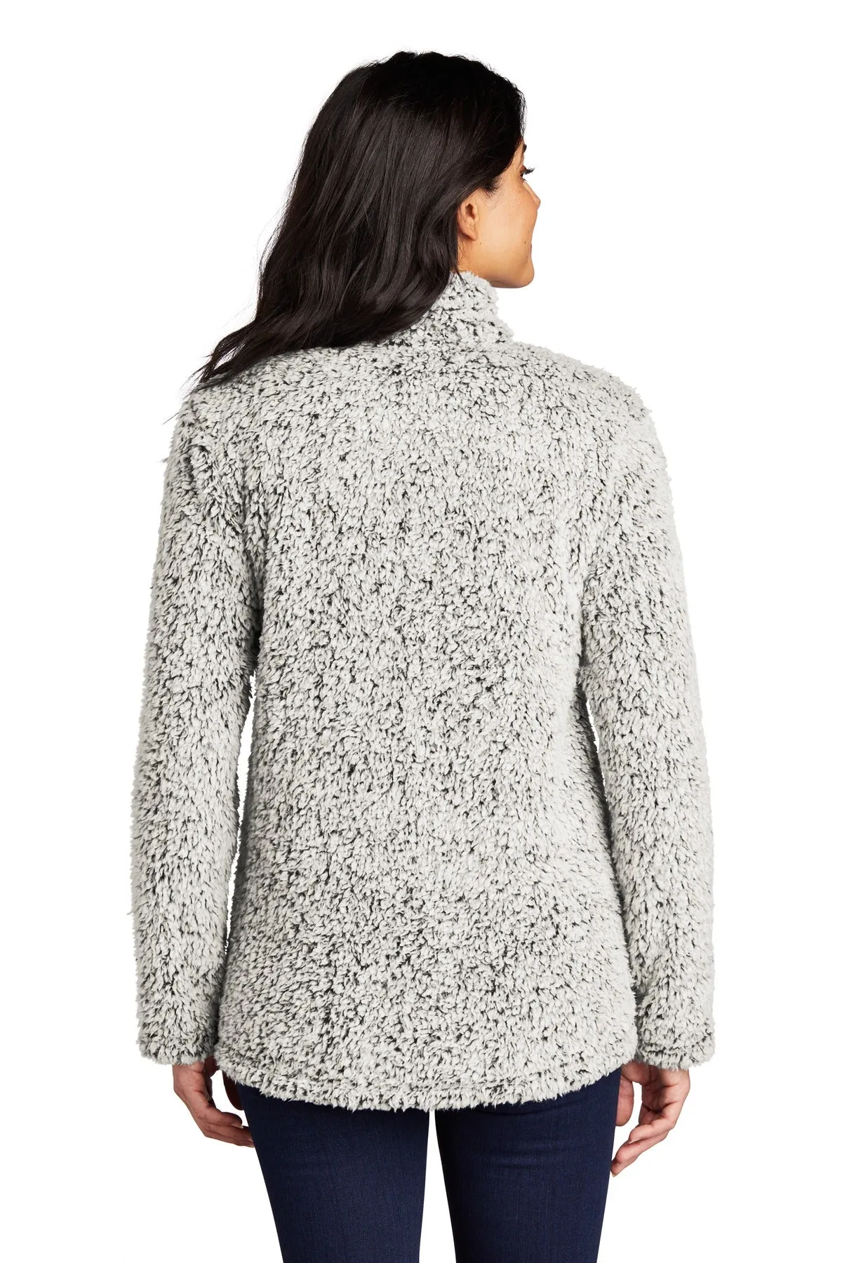 Port Authority Women's Cozy 1/4-Zip Fleece L130 Grey Heather