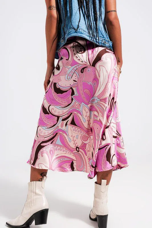 Pucci Pink Midi Skirt