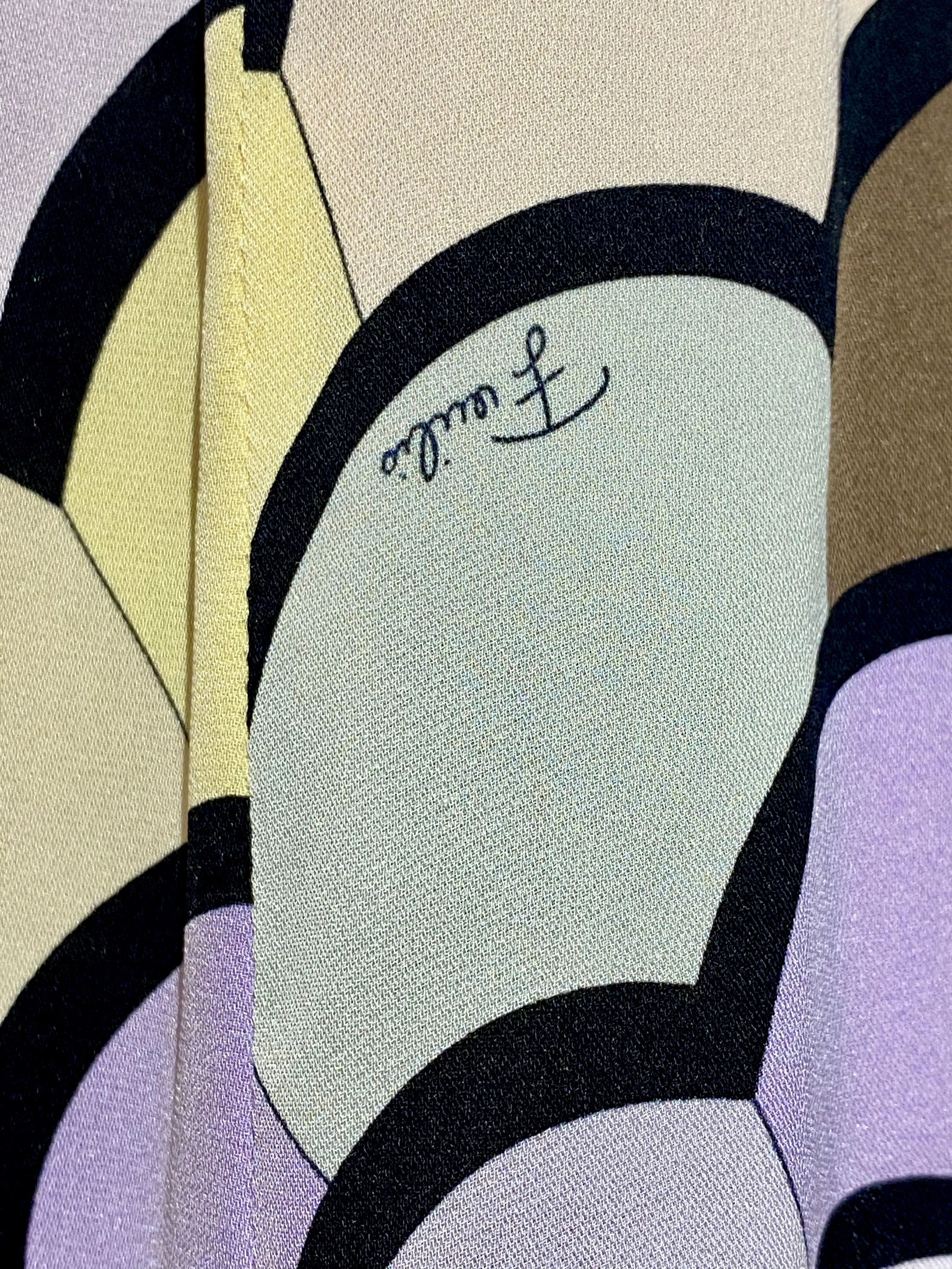 Pucci Slip Elastic Printed Skirt