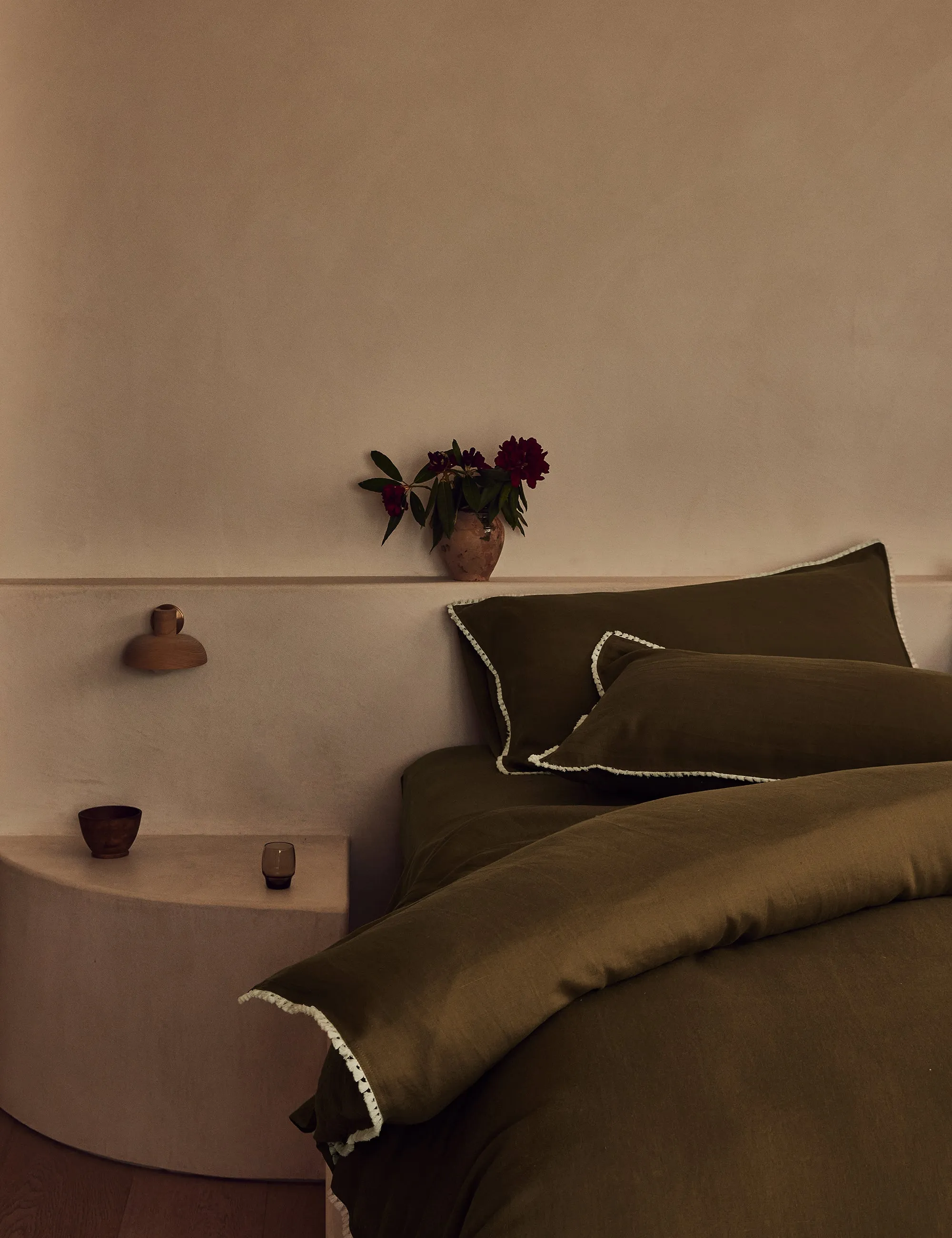 PUGLIA QUILT SET | OLIVE