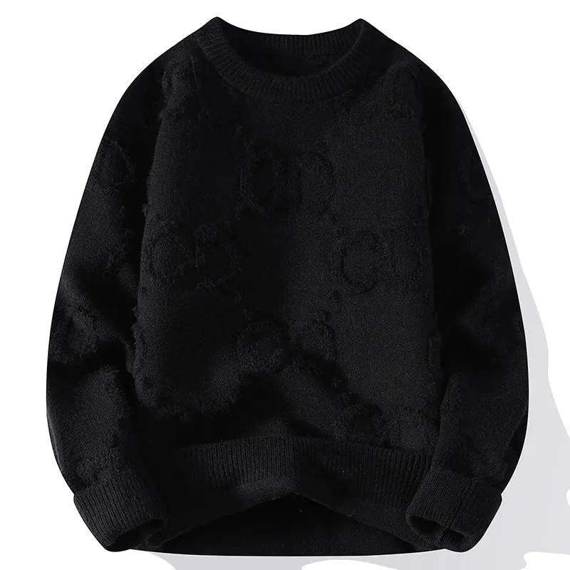Pull Homme 2023 New Autumn Winter Top Grade Luxury Wool Sweater Men Thick Warm Mens Christmas Jumper Fashion Pullover Sweaters