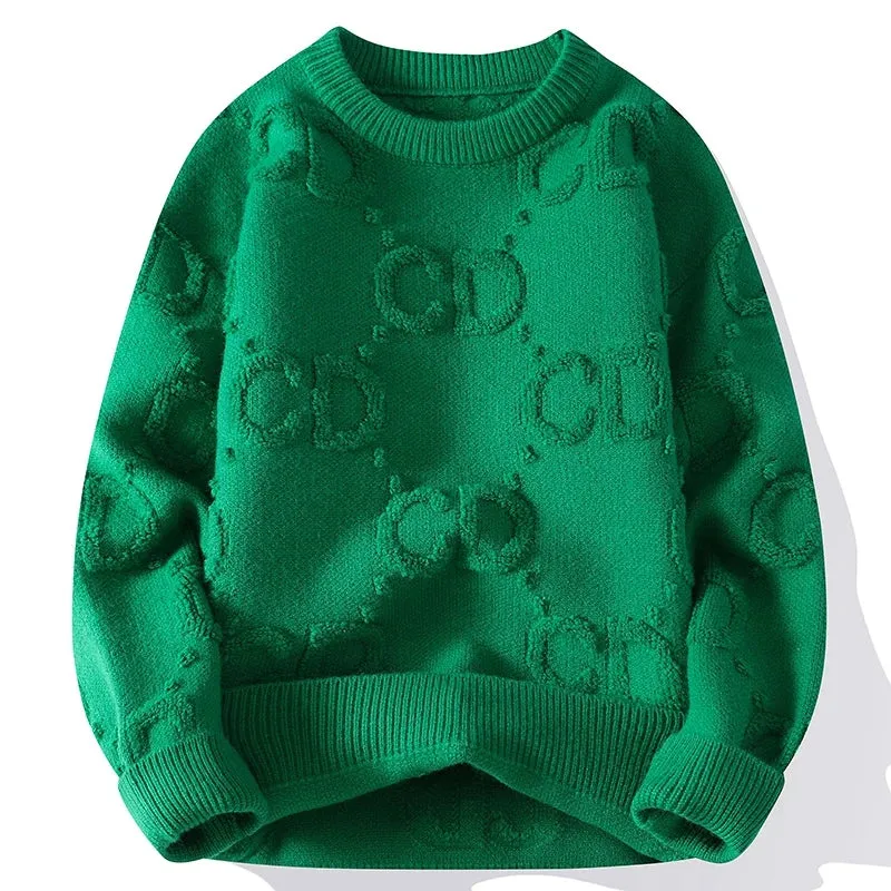 Pull Homme 2023 New Autumn Winter Top Grade Luxury Wool Sweater Men Thick Warm Mens Christmas Jumper Fashion Pullover Sweaters