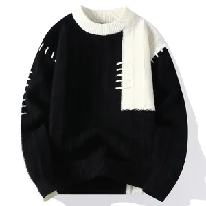Pull Homme 2024 New Fall Winter High End Thick Warm Knit Sweater Men Korean Harajuku Mens Sweaters Casual Male Christmas Jumper