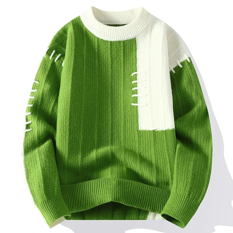 Pull Homme 2024 New Fall Winter High End Thick Warm Knit Sweater Men Korean Harajuku Mens Sweaters Casual Male Christmas Jumper