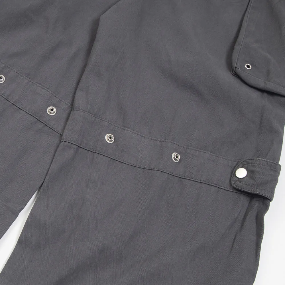 Punk Distressed Overalls Casual Trousers Men