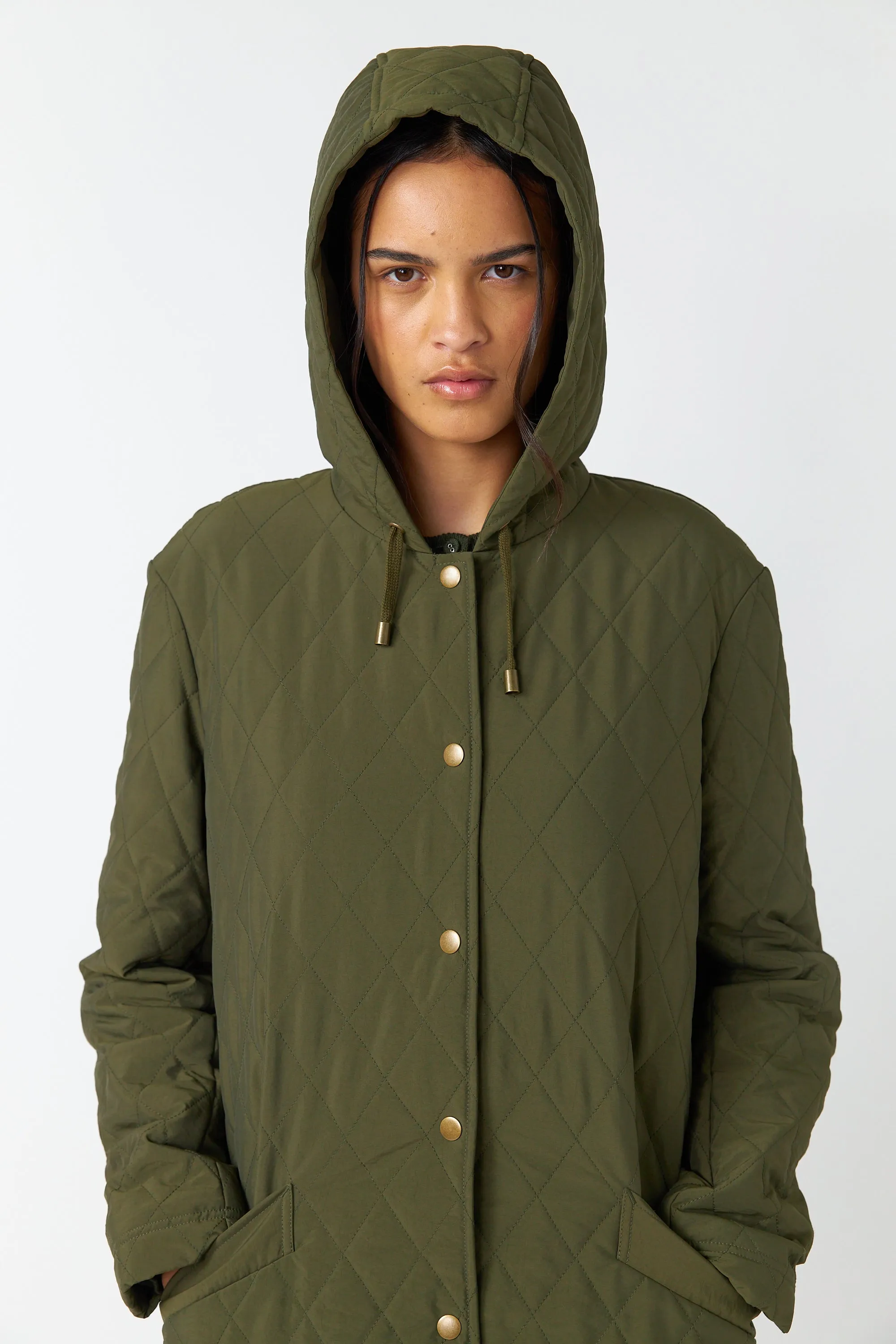 Quilted parka