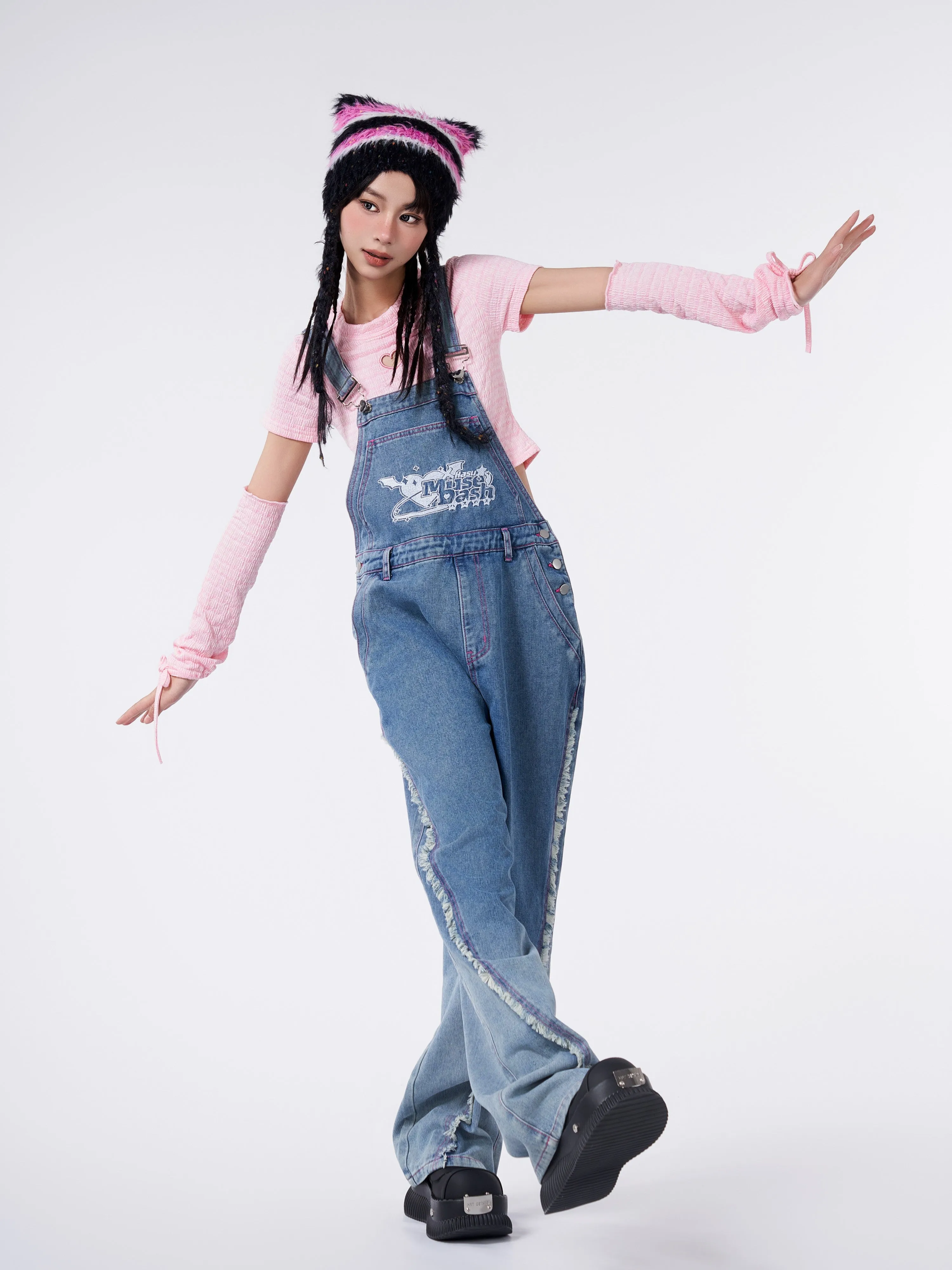"Muse Dash" Winter Truancy Plan Bib & brace overalls