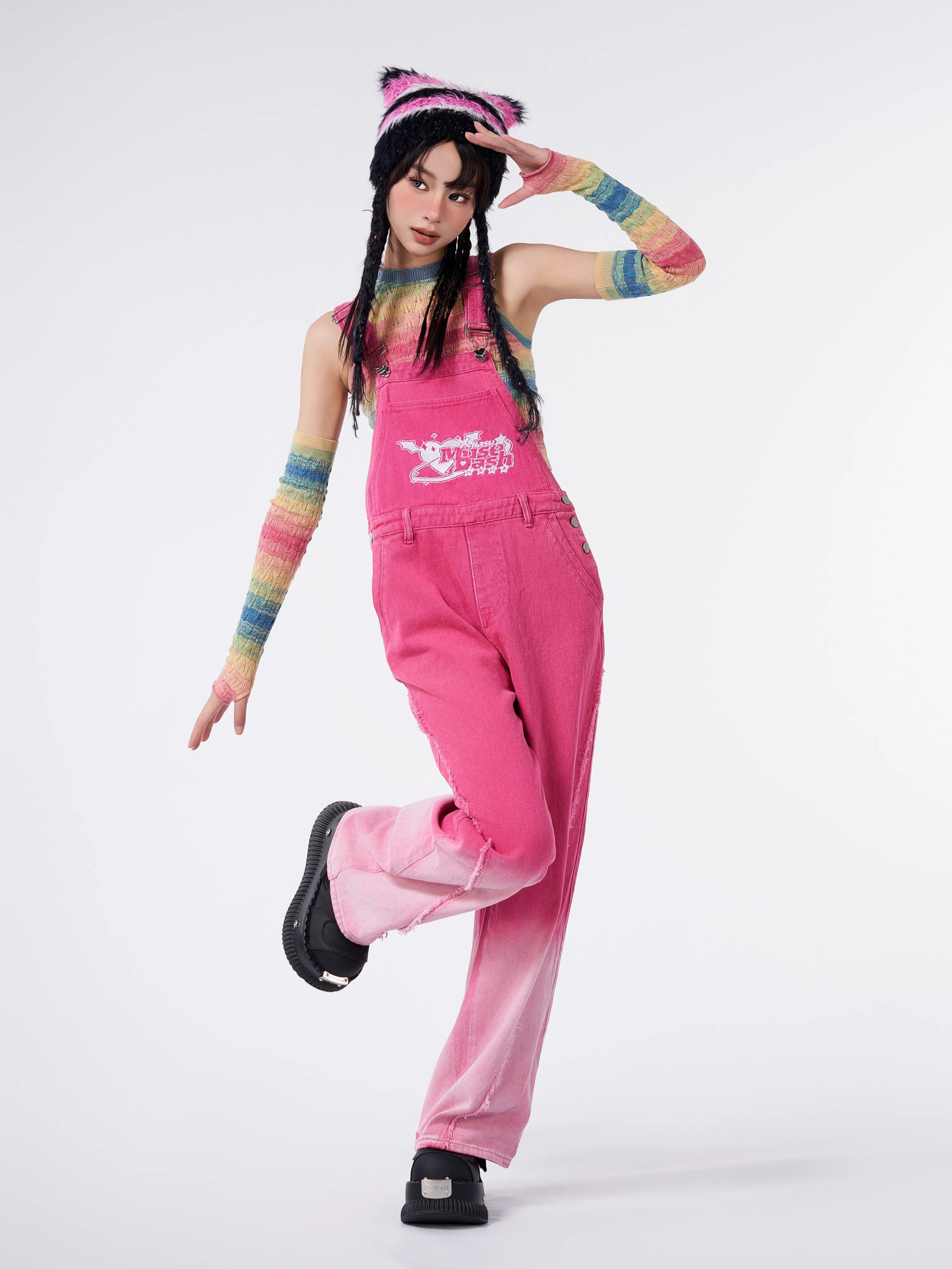 "Muse Dash" Winter Truancy Plan Bib & brace overalls