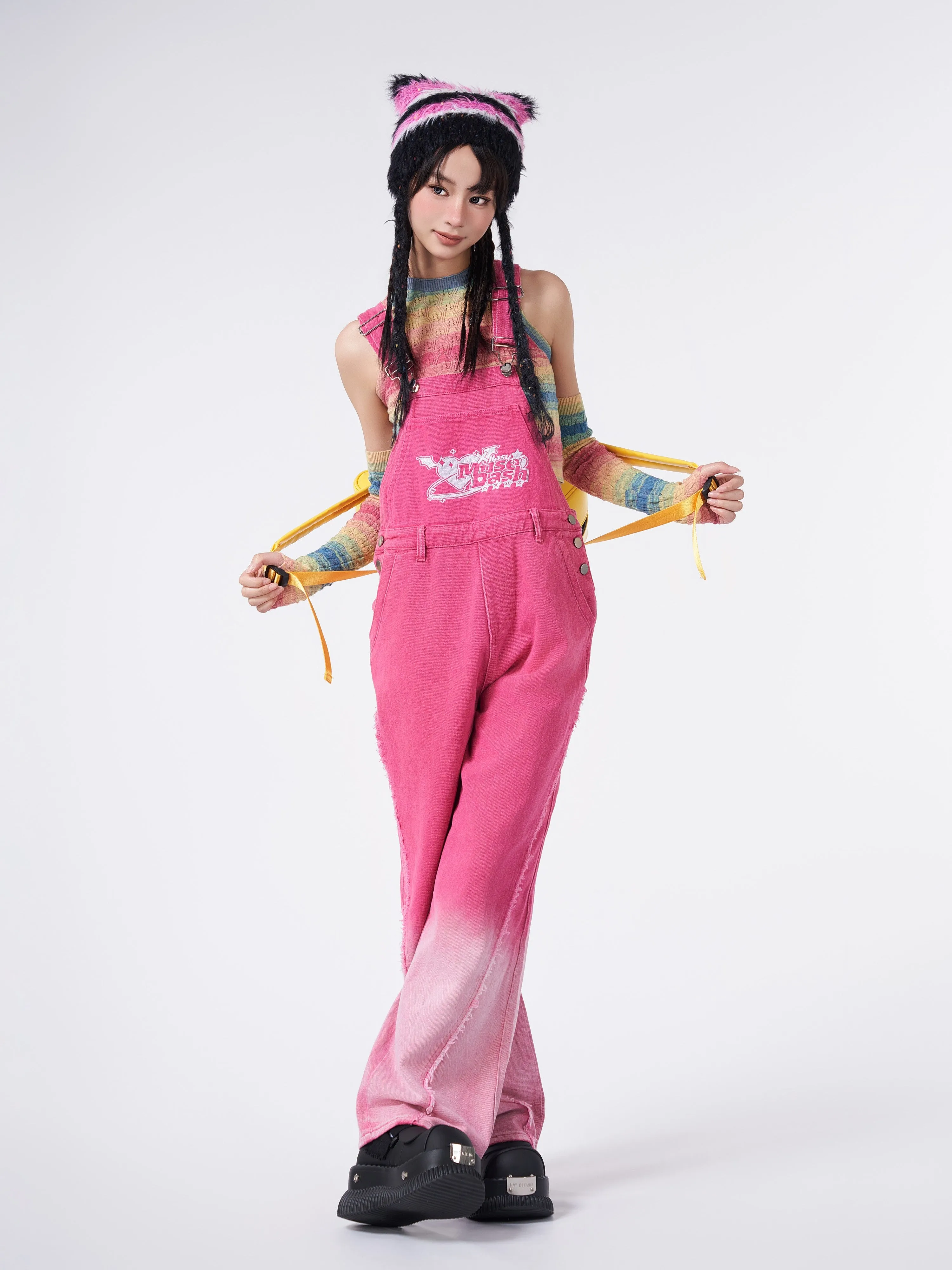 "Muse Dash" Winter Truancy Plan Bib & brace overalls