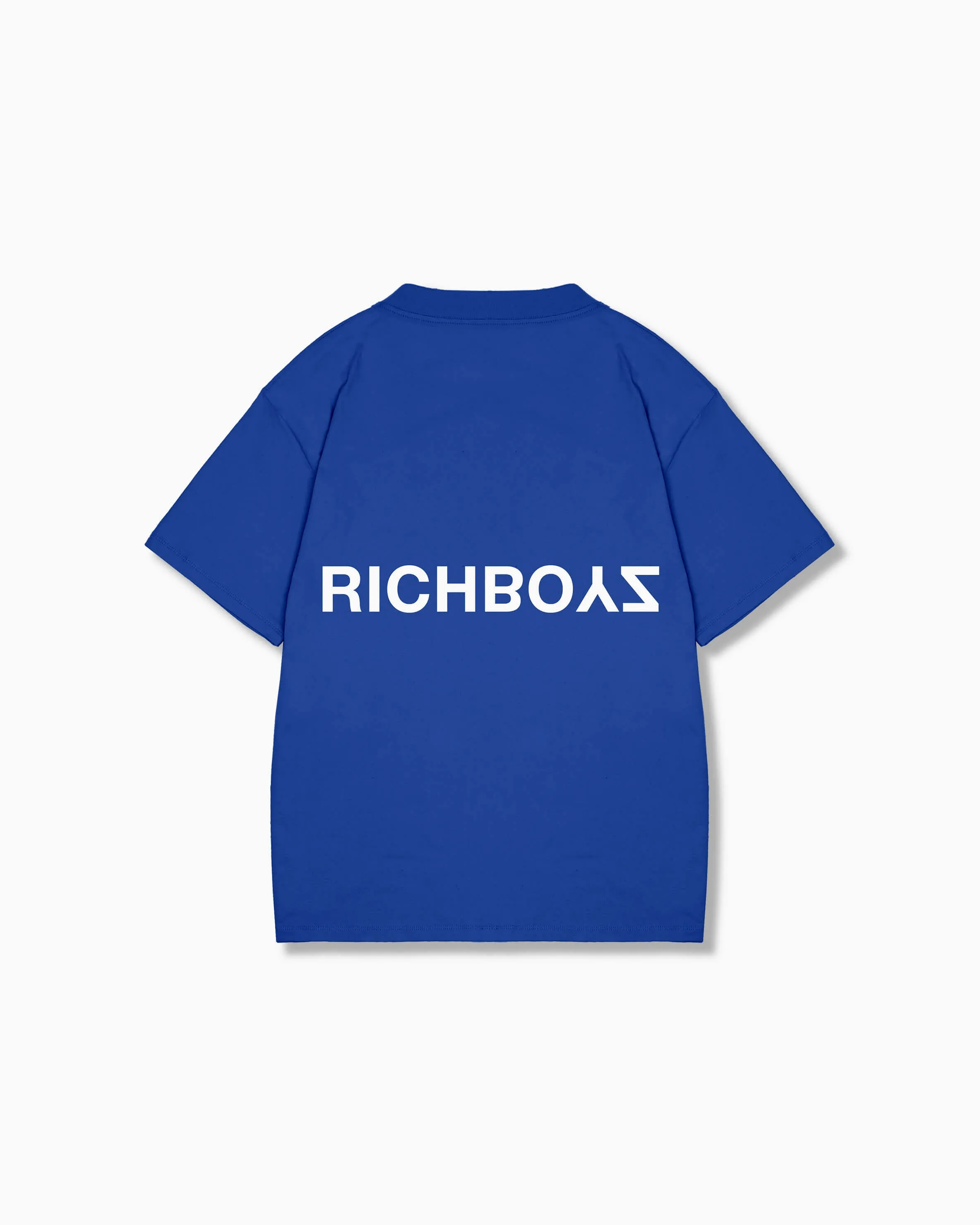 Relaxed Drop Shoulder Tee - Cobalt Blue