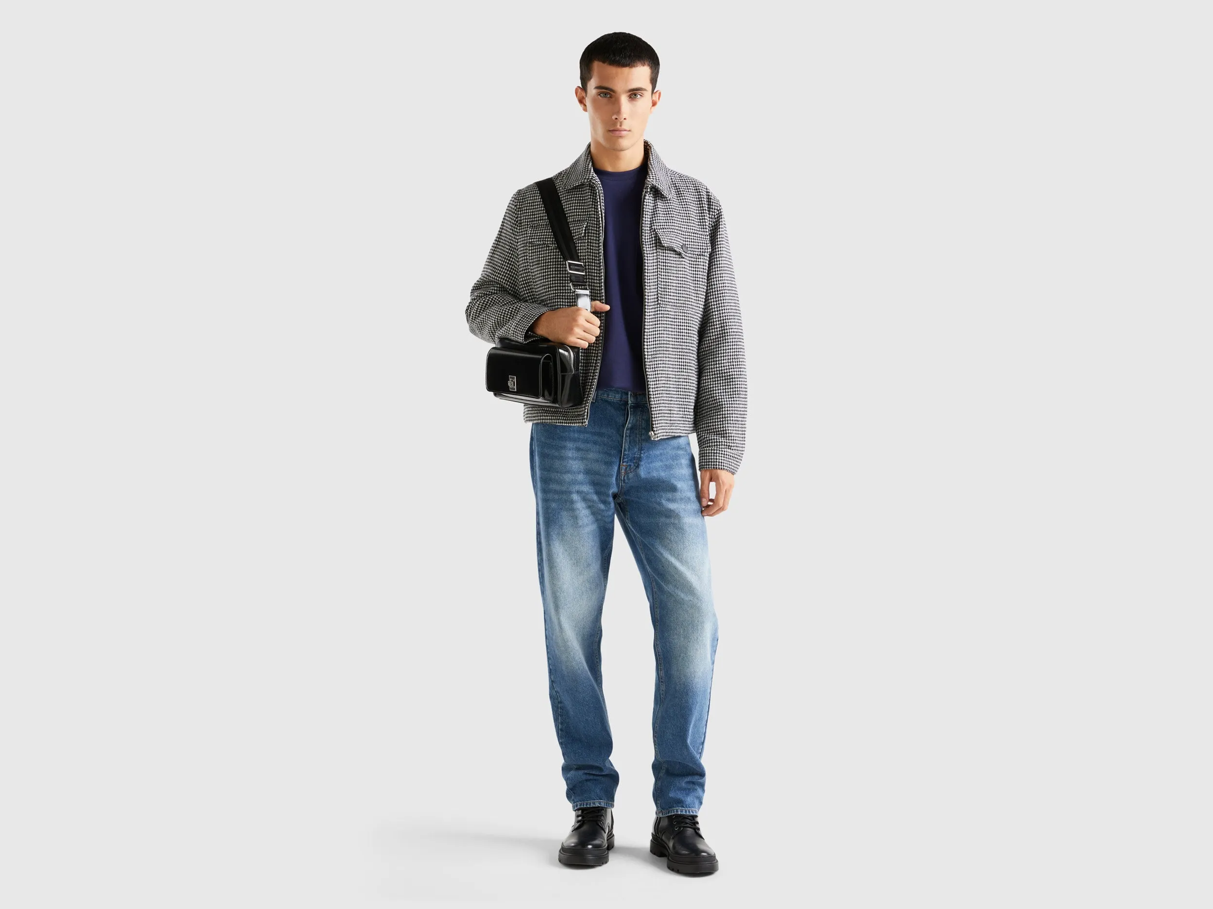 Relaxed Fit Button Down Printed Shacket