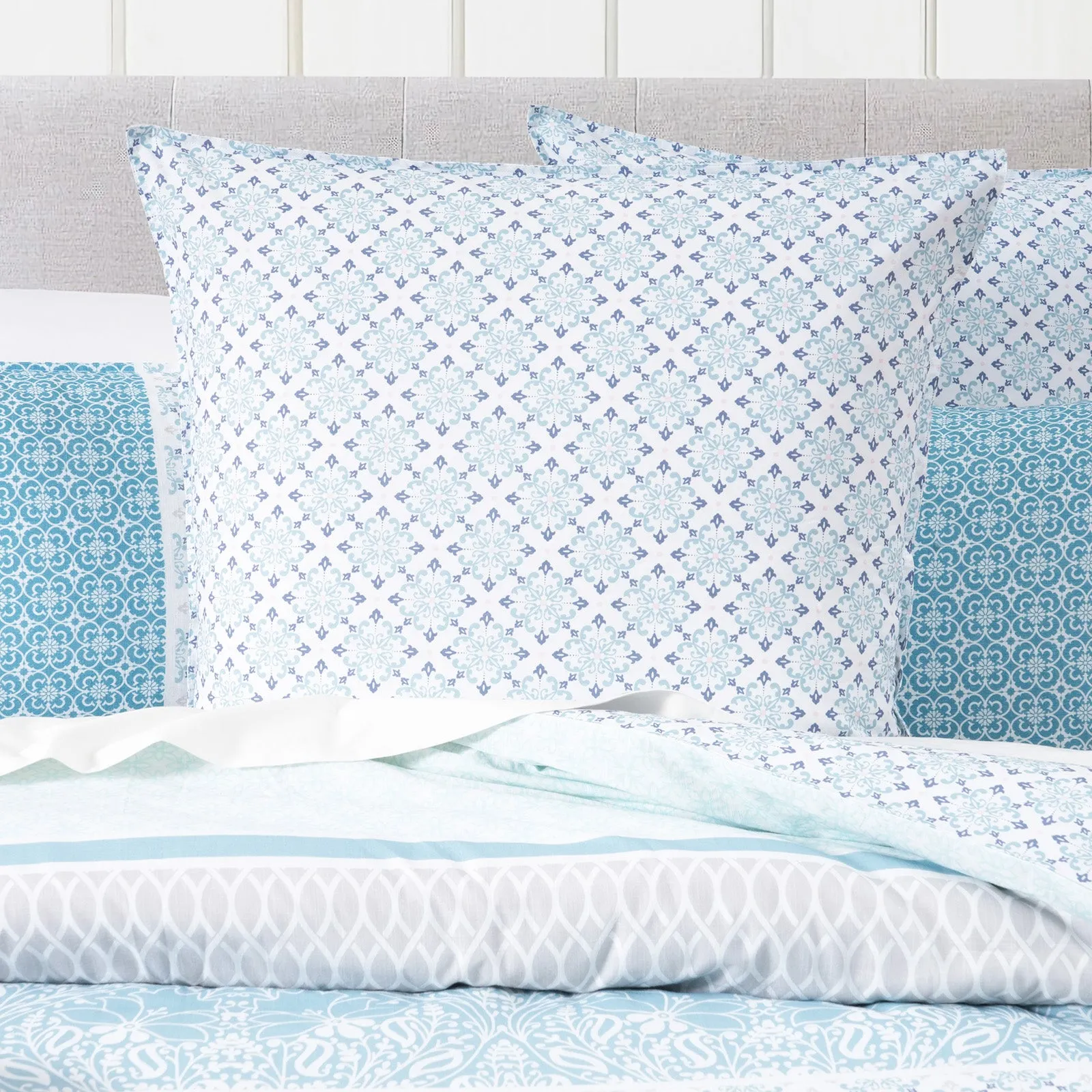 Renee Taylor 300 TC Cotton Reversible Quilt Cover Sets - Margot
