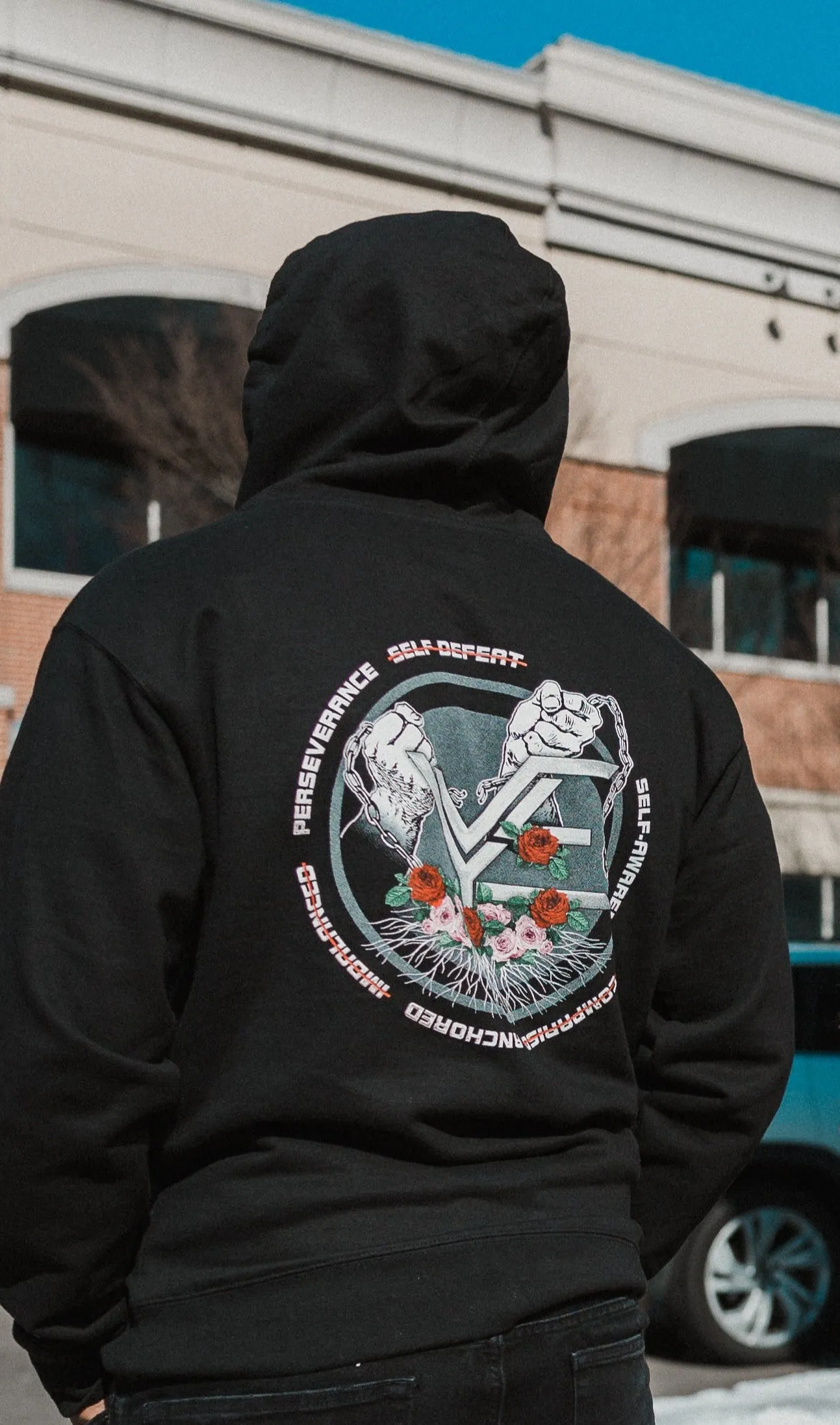 Renewed Strength Hoodie "Onyx-Glow"