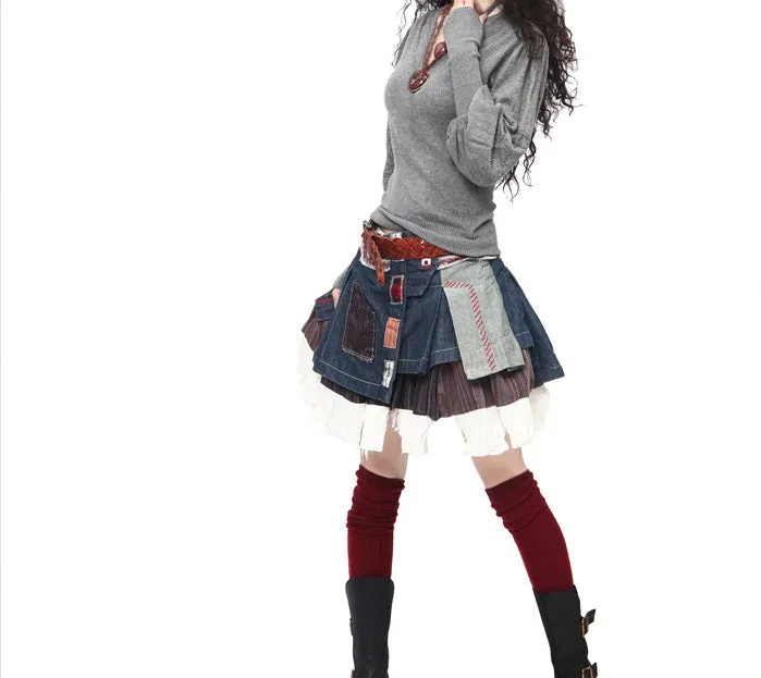 Retro Lantern Sleeve Cashmere Sweater