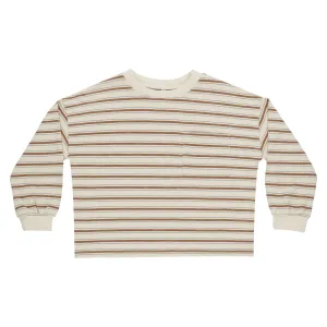 Saddle Stripe Long Sleeve Tee