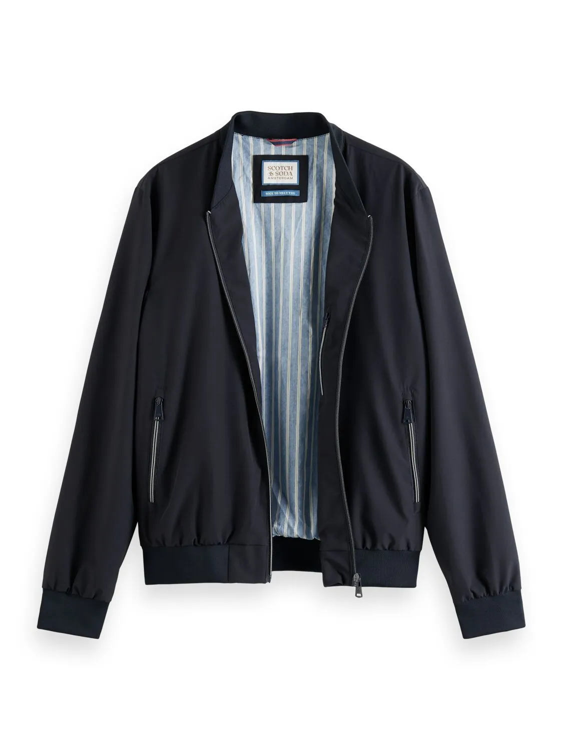 SCOTCH & SODA LIGHTWEIGHT BOMBER JACKET 171362