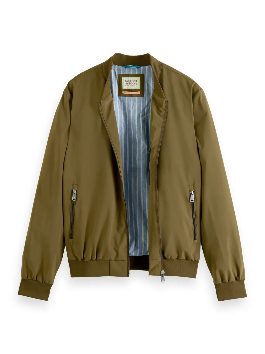 SCOTCH & SODA LIGHTWEIGHT BOMBER JACKET 171362