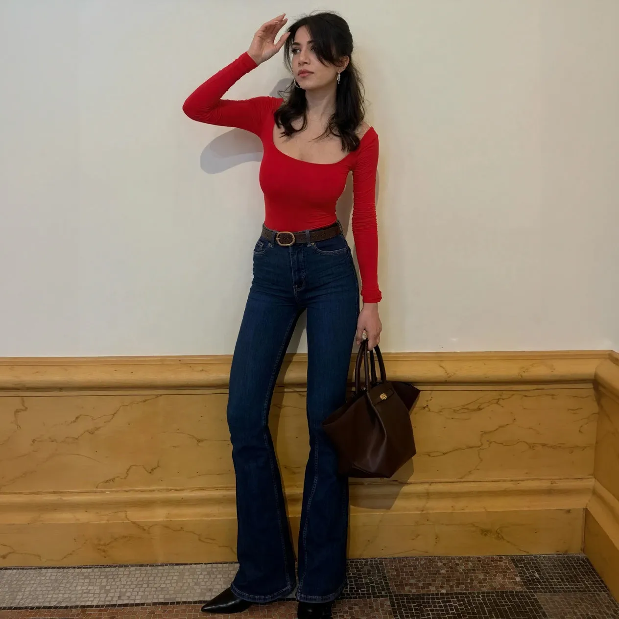 Sculpted Knit Top: Effortless Style