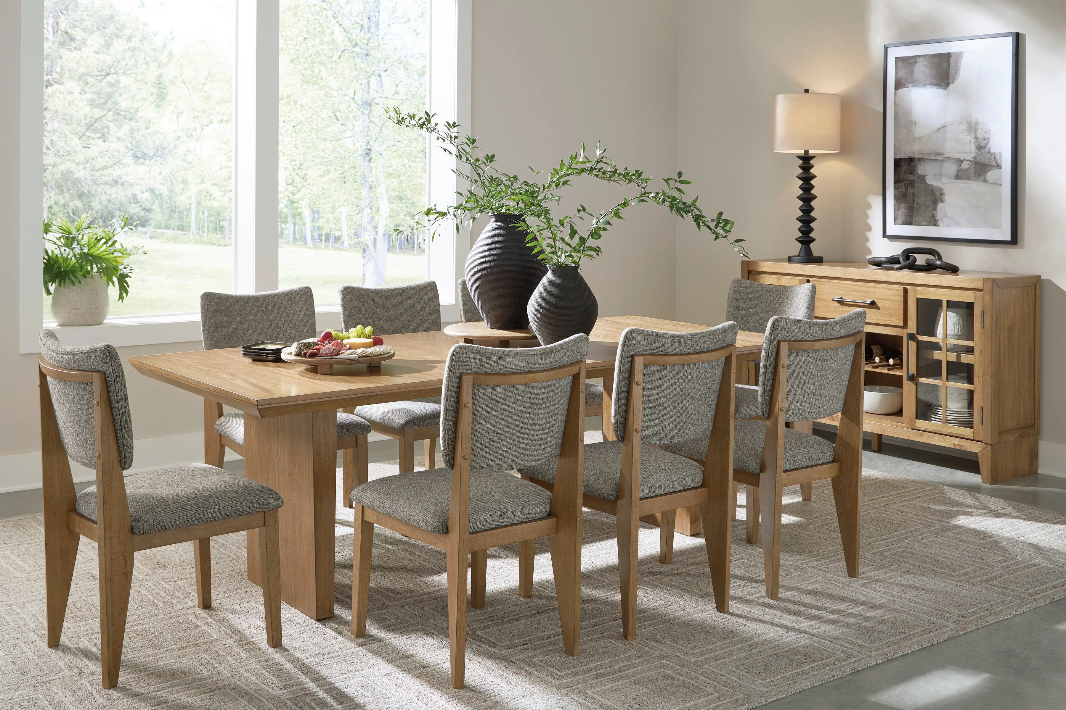 Sherry Extension Table & 8 Side Chairs