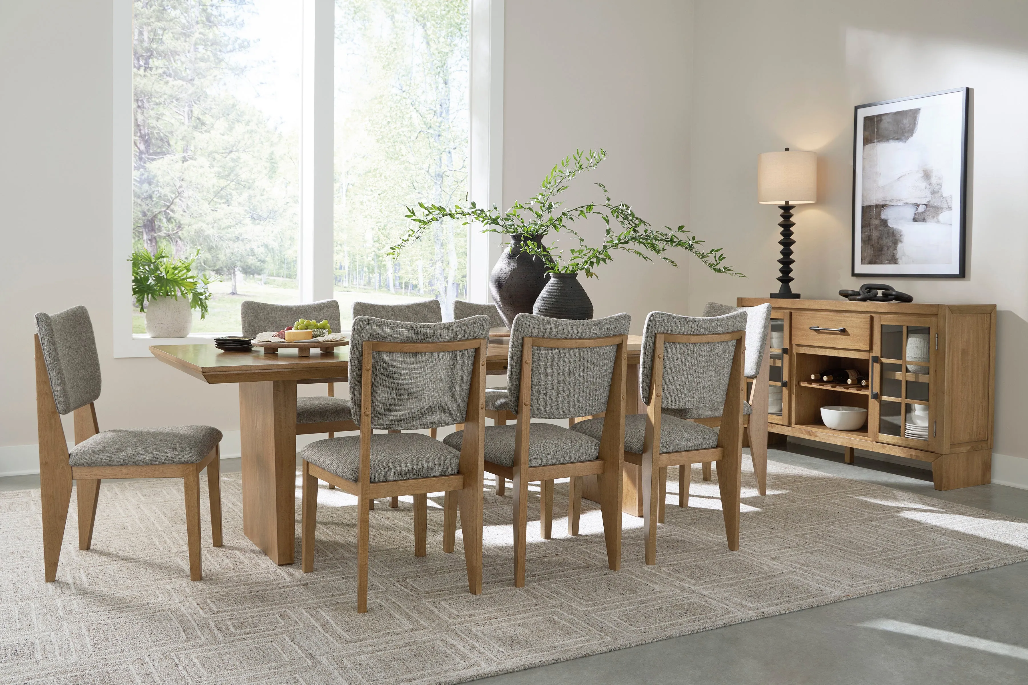 Sherry Extension Table & 8 Side Chairs