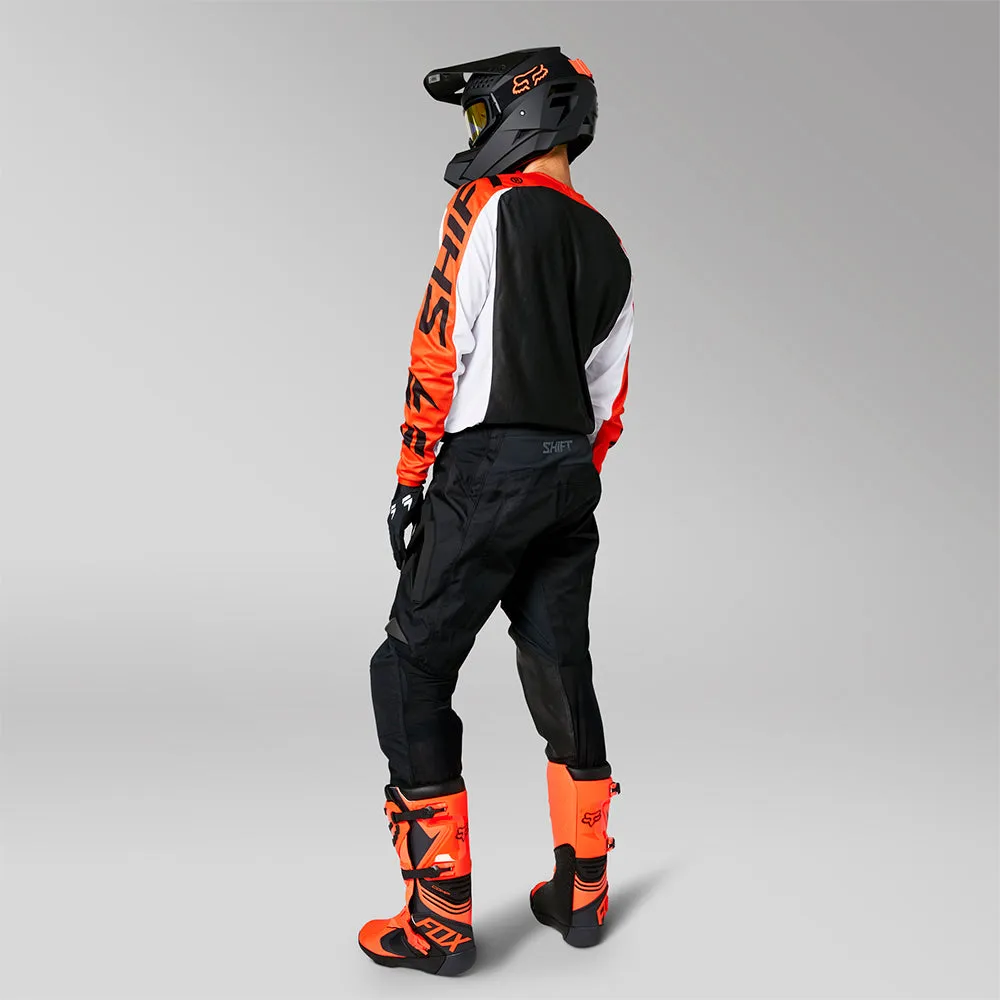 SHIFT WHITE LABEL FADE JERSEY [BLACK/WHITE/ORANGE]