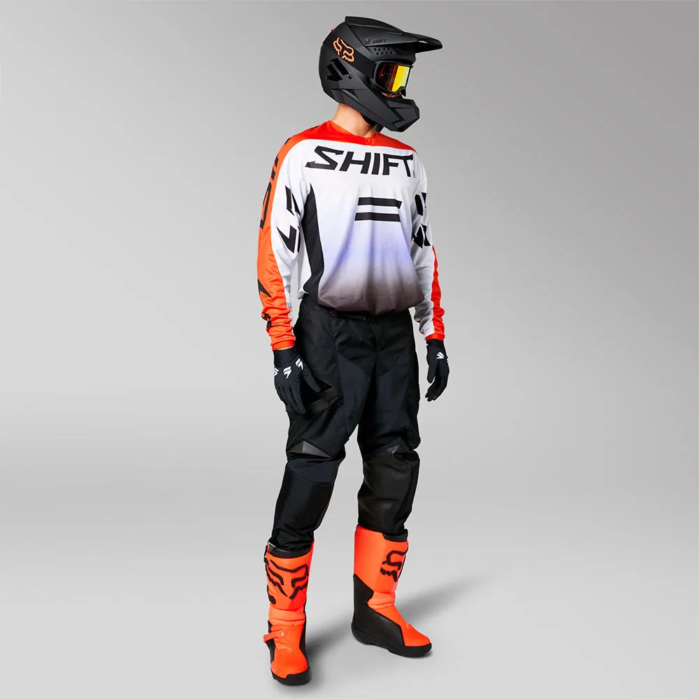 SHIFT WHITE LABEL FADE JERSEY [BLACK/WHITE/ORANGE]