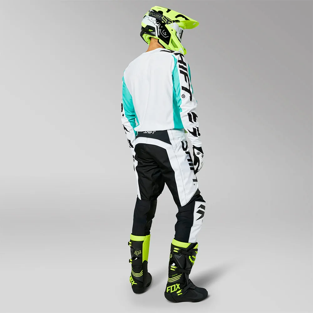 SHIFT WHITE LABEL FADE JERSEY [WHITE/GREEN]
