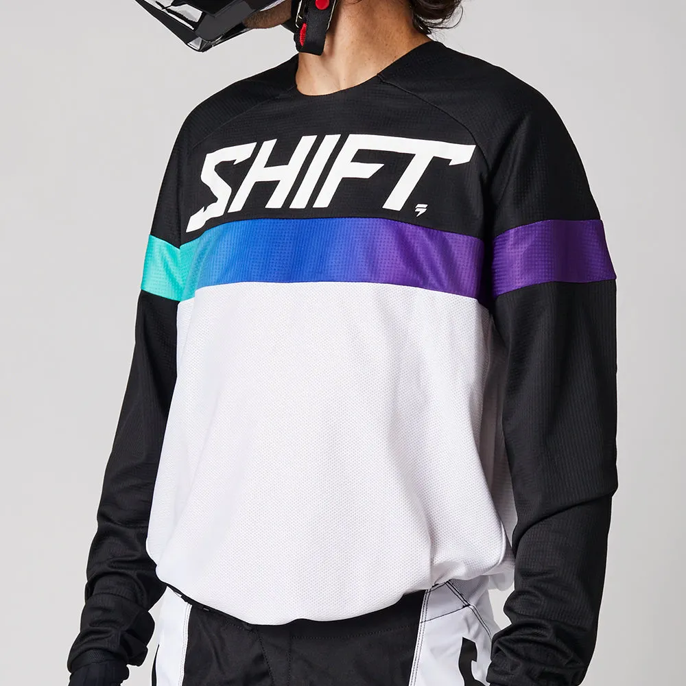 SHIFT WHITE LABEL ULTRA JERSEY [WHITE/ULTRAVIOLET]