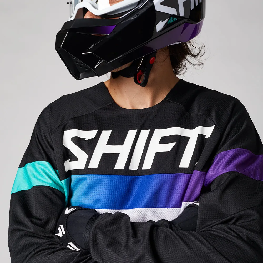 SHIFT WHITE LABEL ULTRA JERSEY [WHITE/ULTRAVIOLET]