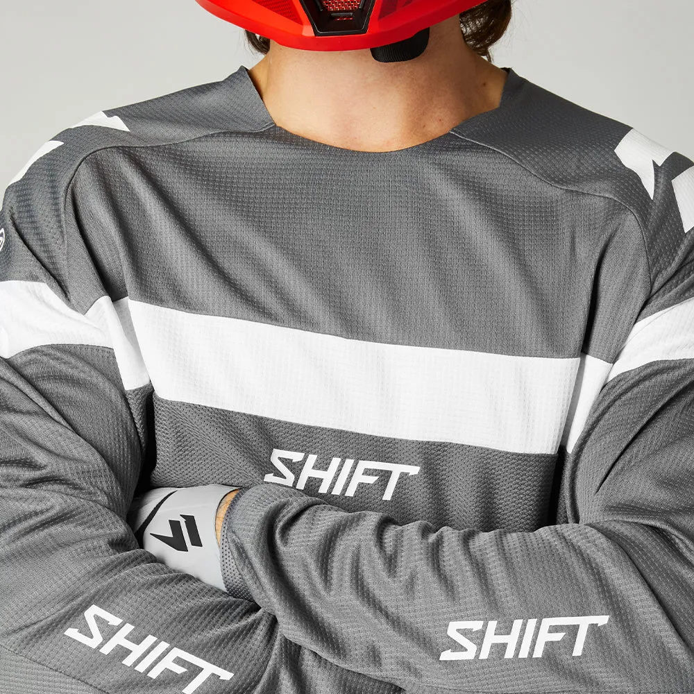 SHIFT WHITE LABEL VOID JERSEY [GREY/WHITE]
