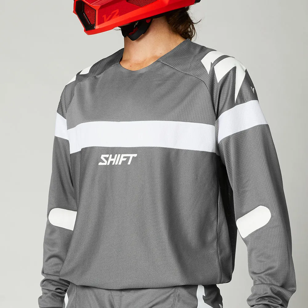 SHIFT WHITE LABEL VOID JERSEY [GREY/WHITE]