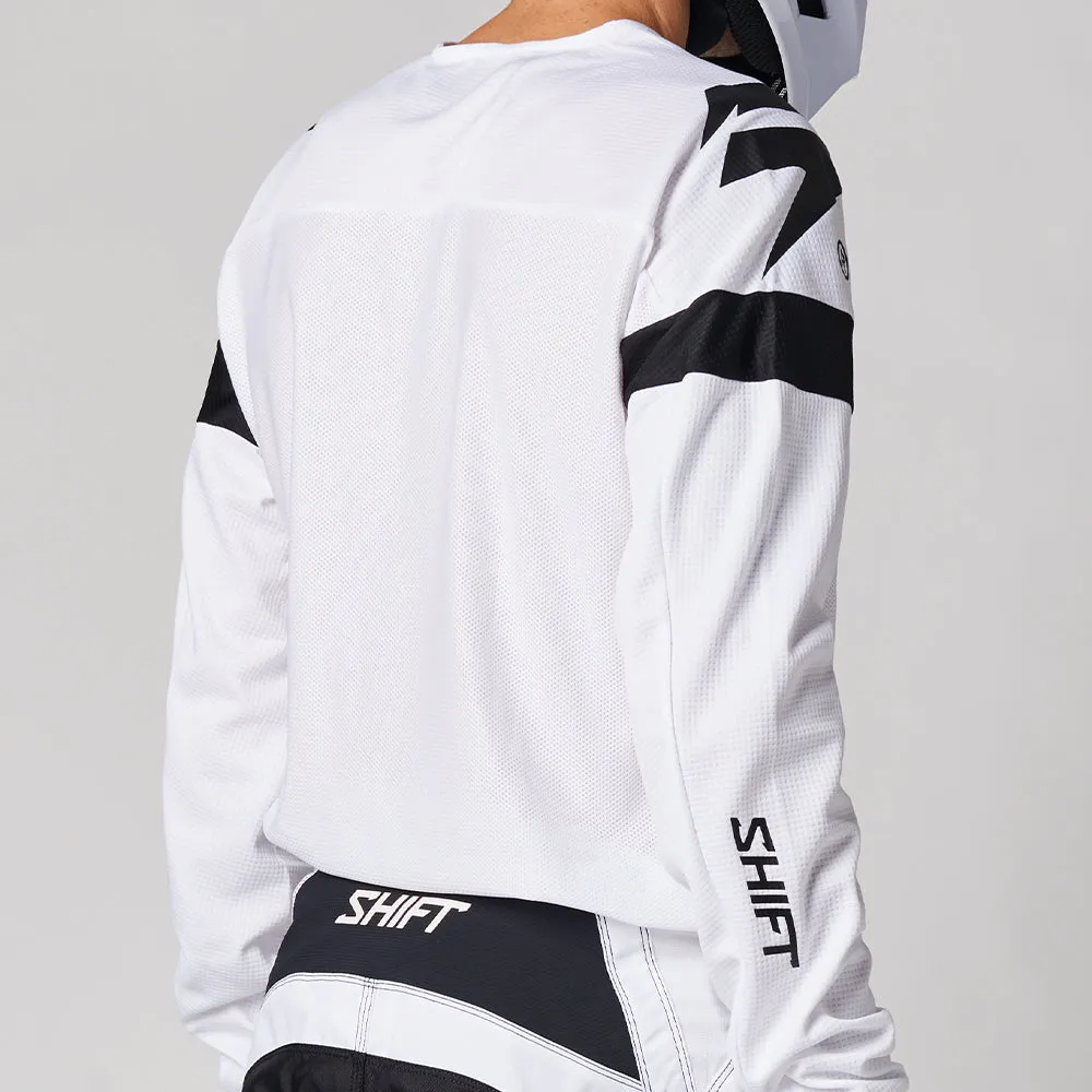 SHIFT WHITE LABEL VOID JERSEY [WHITE/BLACK]
