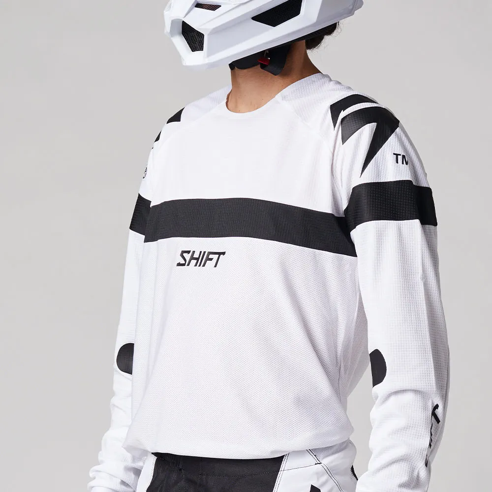 SHIFT WHITE LABEL VOID JERSEY [WHITE/BLACK]
