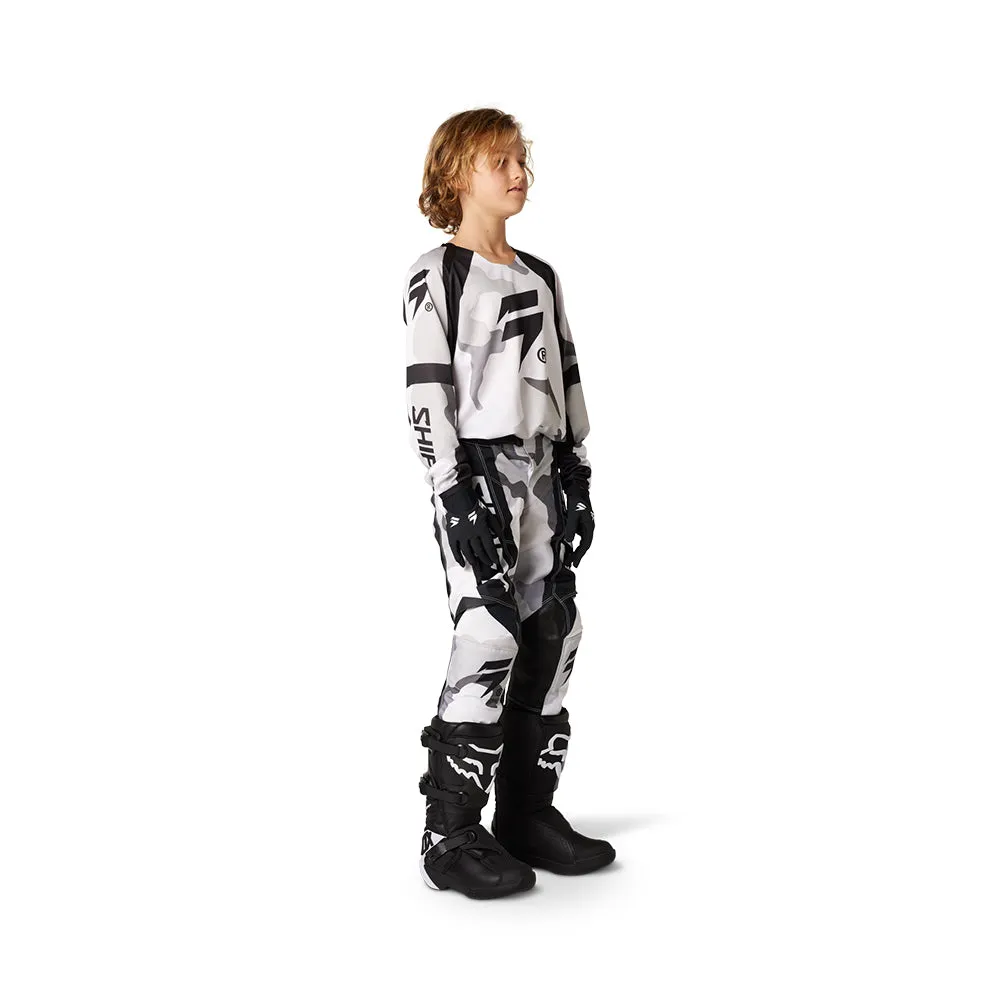 SHIFT YOUTH WHITE LABEL JERSEY POSN CAMO [WHITE CAMO]