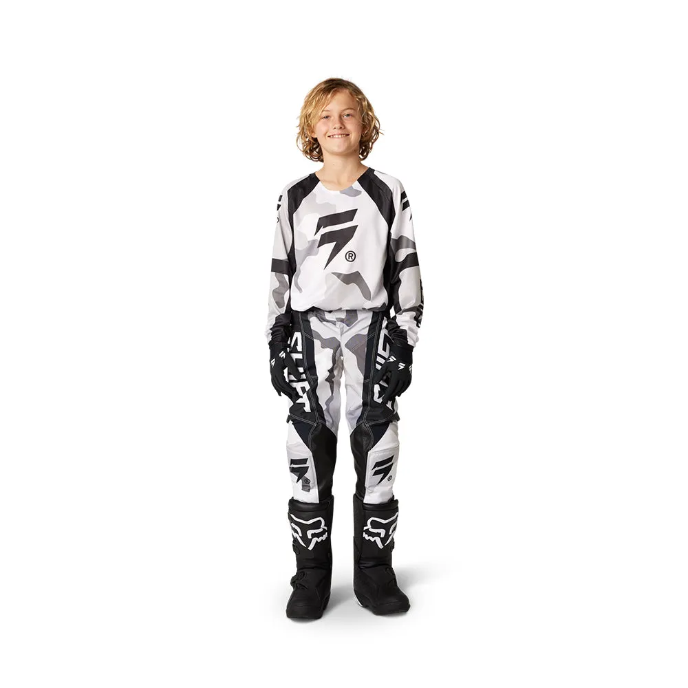SHIFT YOUTH WHITE LABEL JERSEY POSN CAMO [WHITE CAMO]