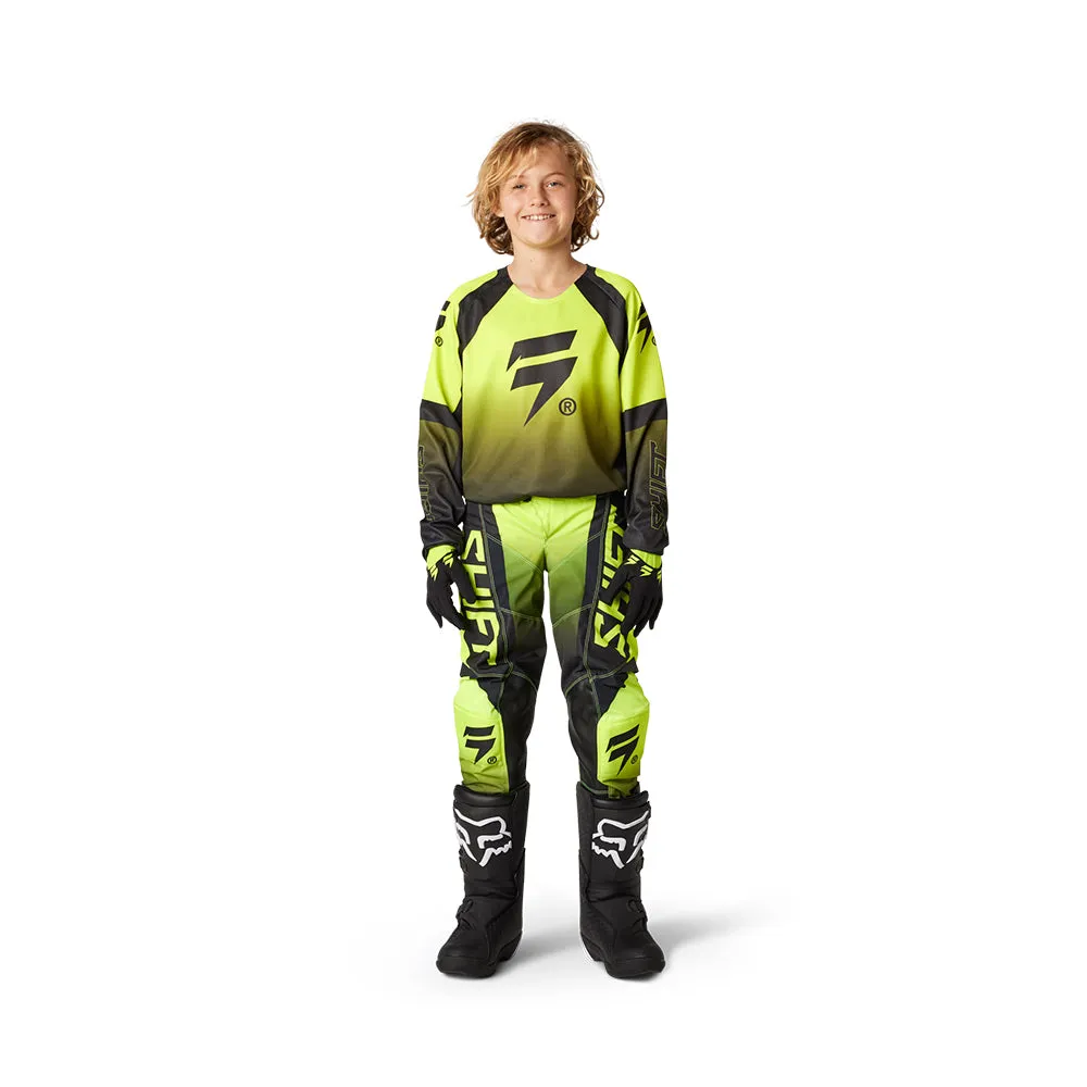 SHIFT YOUTH WHITE LABEL JERSEY POSN [FLO YELLOW]