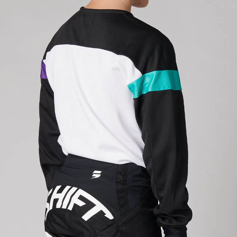SHIFT YOUTH WHITE LABEL ULTRA JERSEY [WHITE/ULTRAVIOLET]