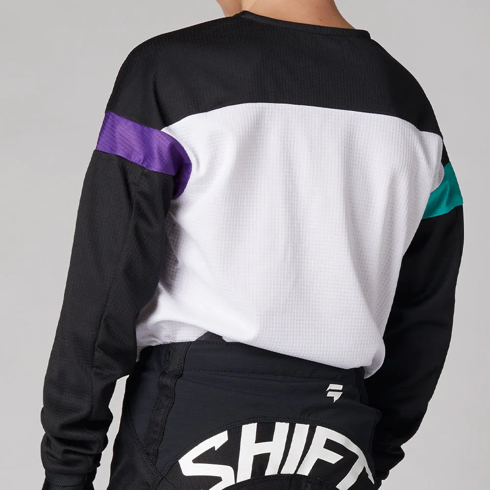 SHIFT YOUTH WHITE LABEL ULTRA JERSEY [WHITE/ULTRAVIOLET]