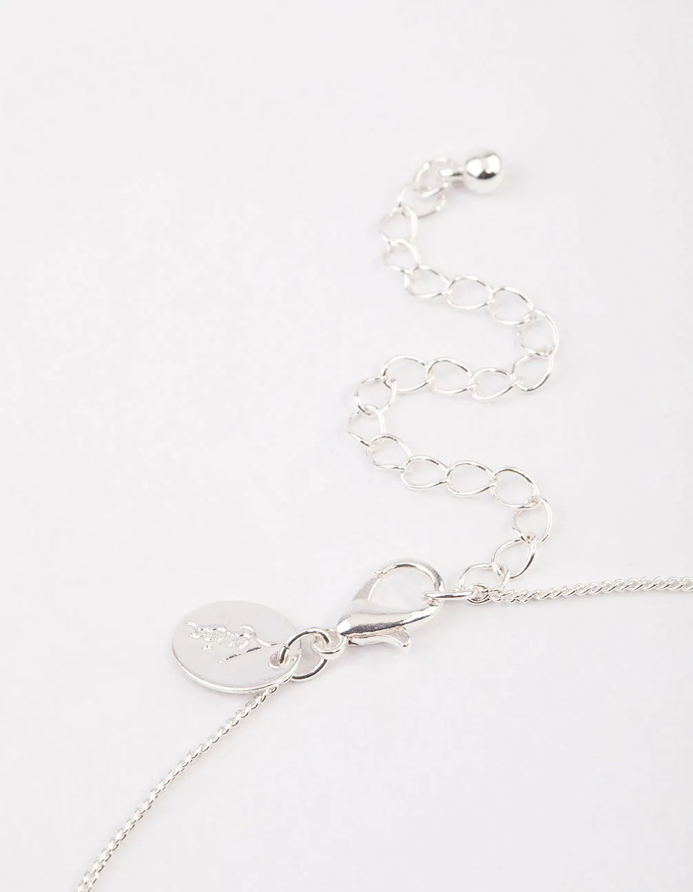 Silver Puffy Heart Necklace & Polishing Set