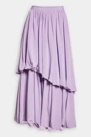 Simone Midi Skirt in Foxglove