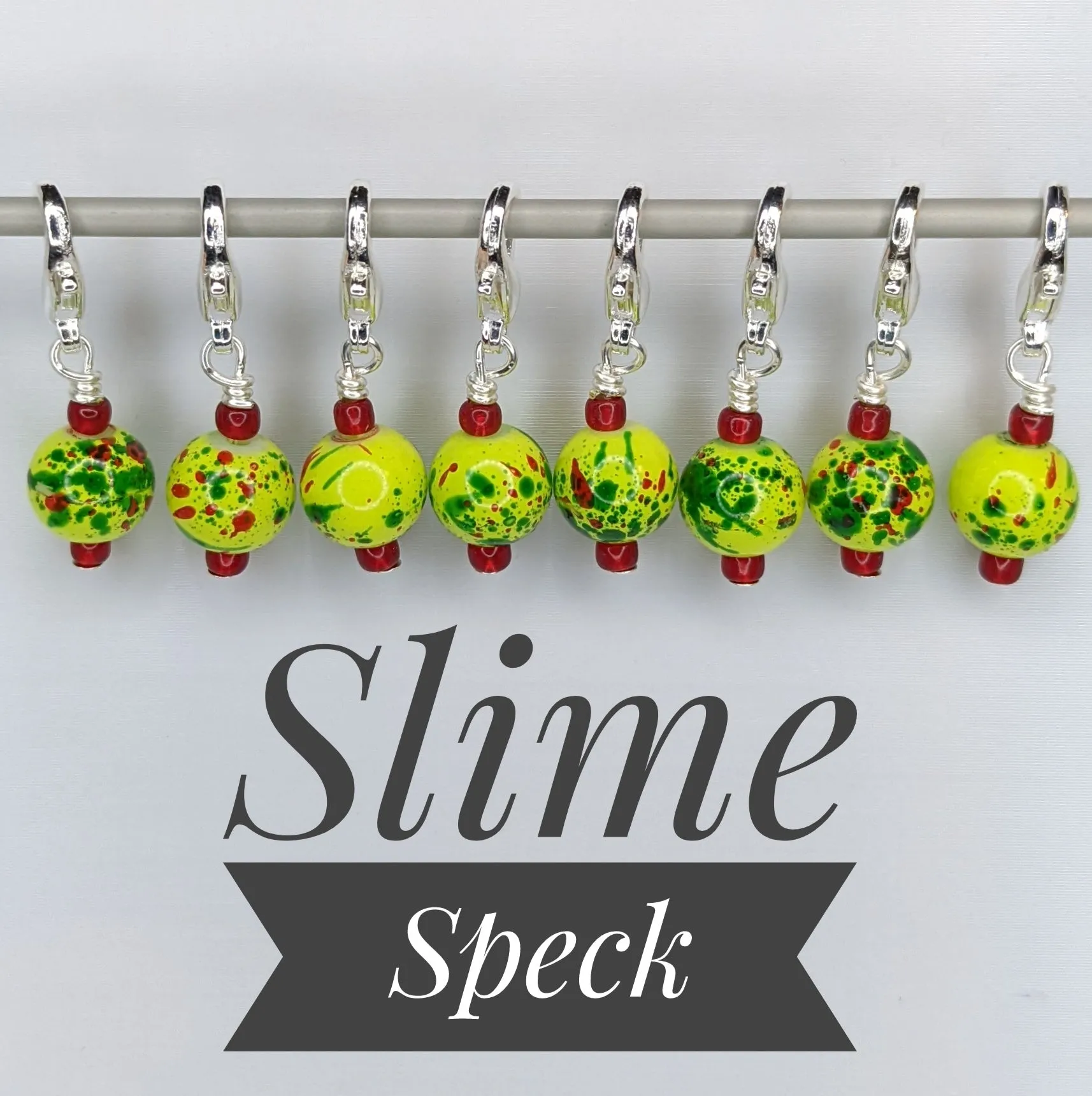 Simple Bead Stitch Markers: Lobster Claws
