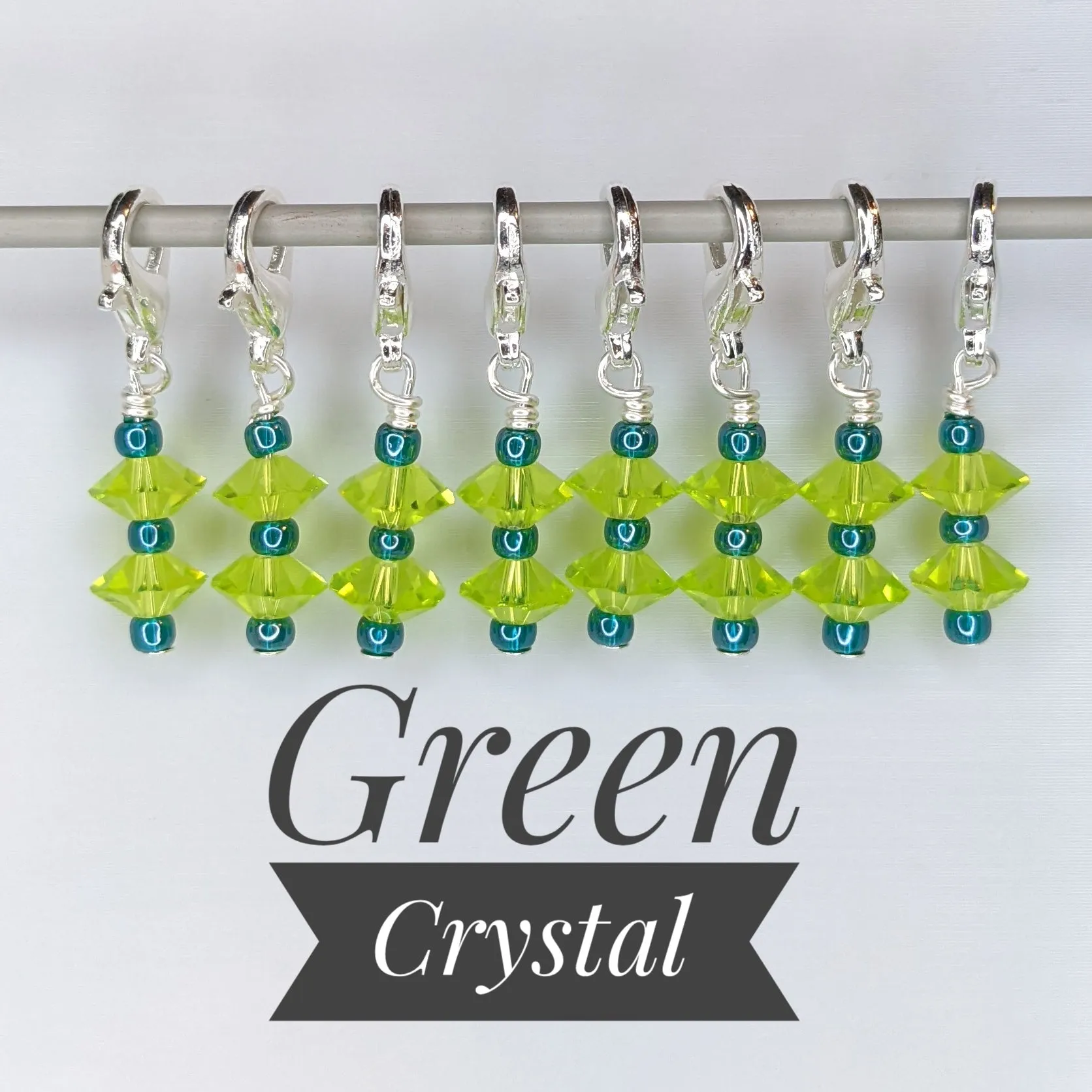 Simple Bead Stitch Markers: Lobster Claws