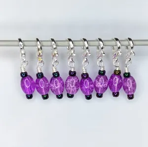 Simple Bead Stitch Markers: Lobster Claws